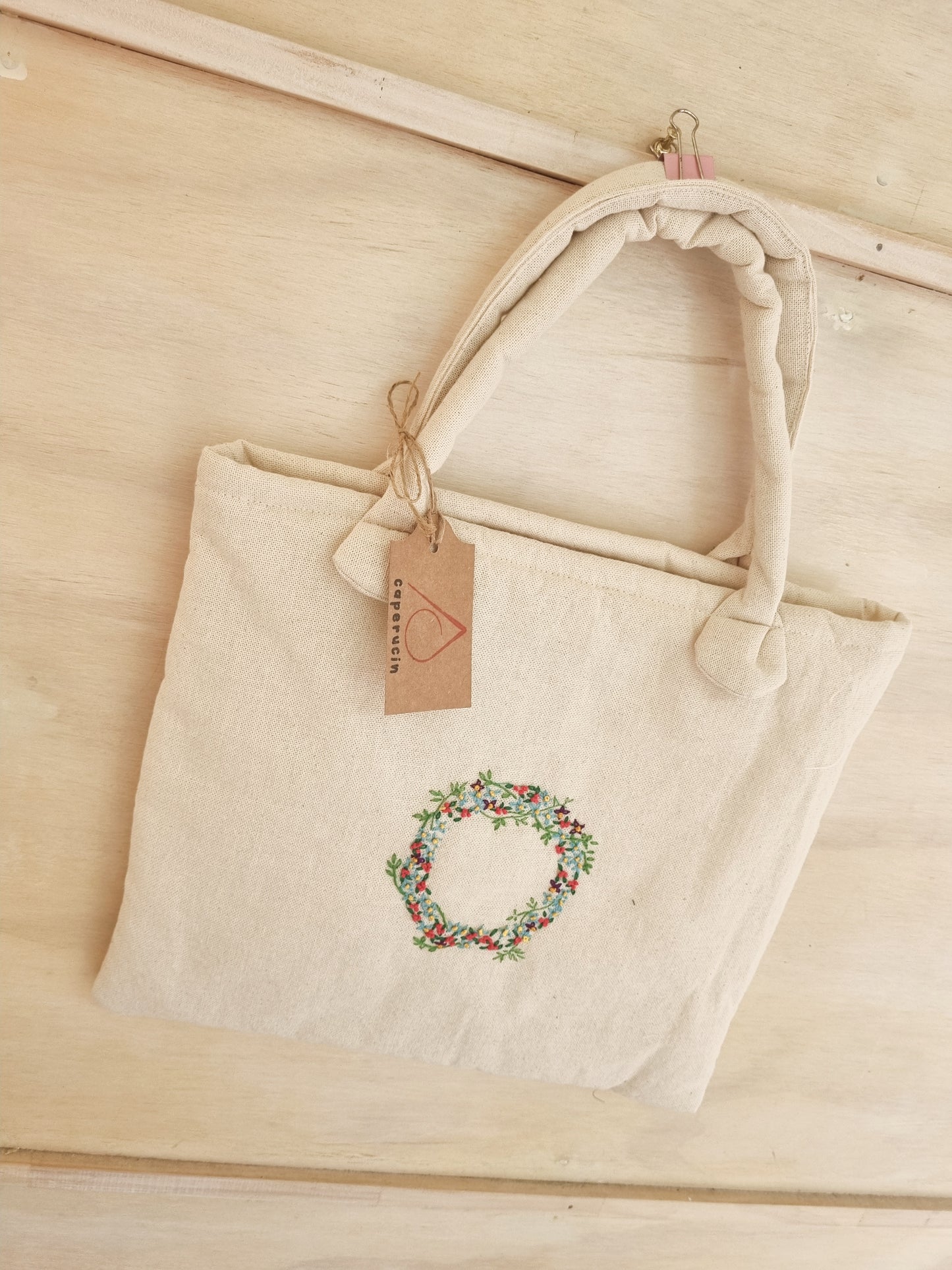 Bolsa de tela rellena 36x33 cm. / diseños únicos