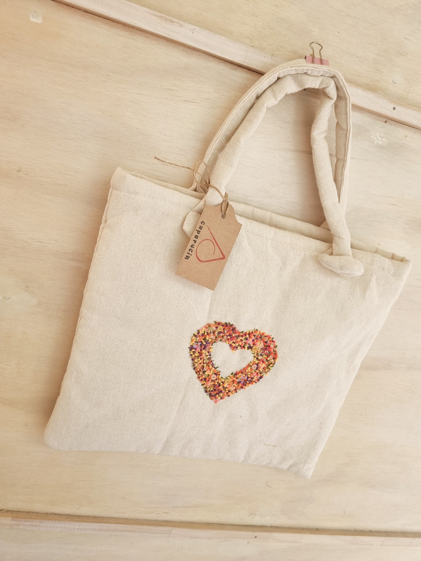 Bolsa de tela rellena 36x33 cm. / diseños únicos