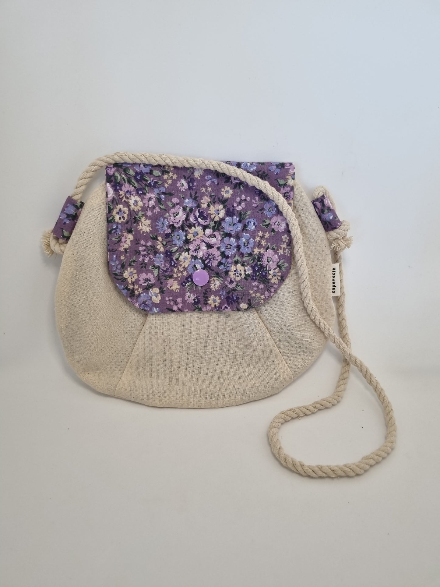 Carteras de tela con broche