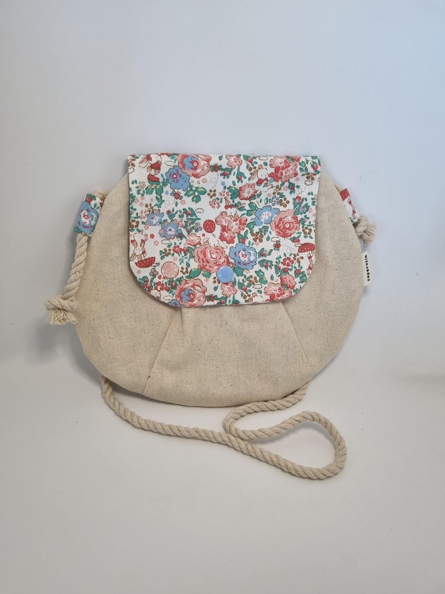 Carteras de tela con broche