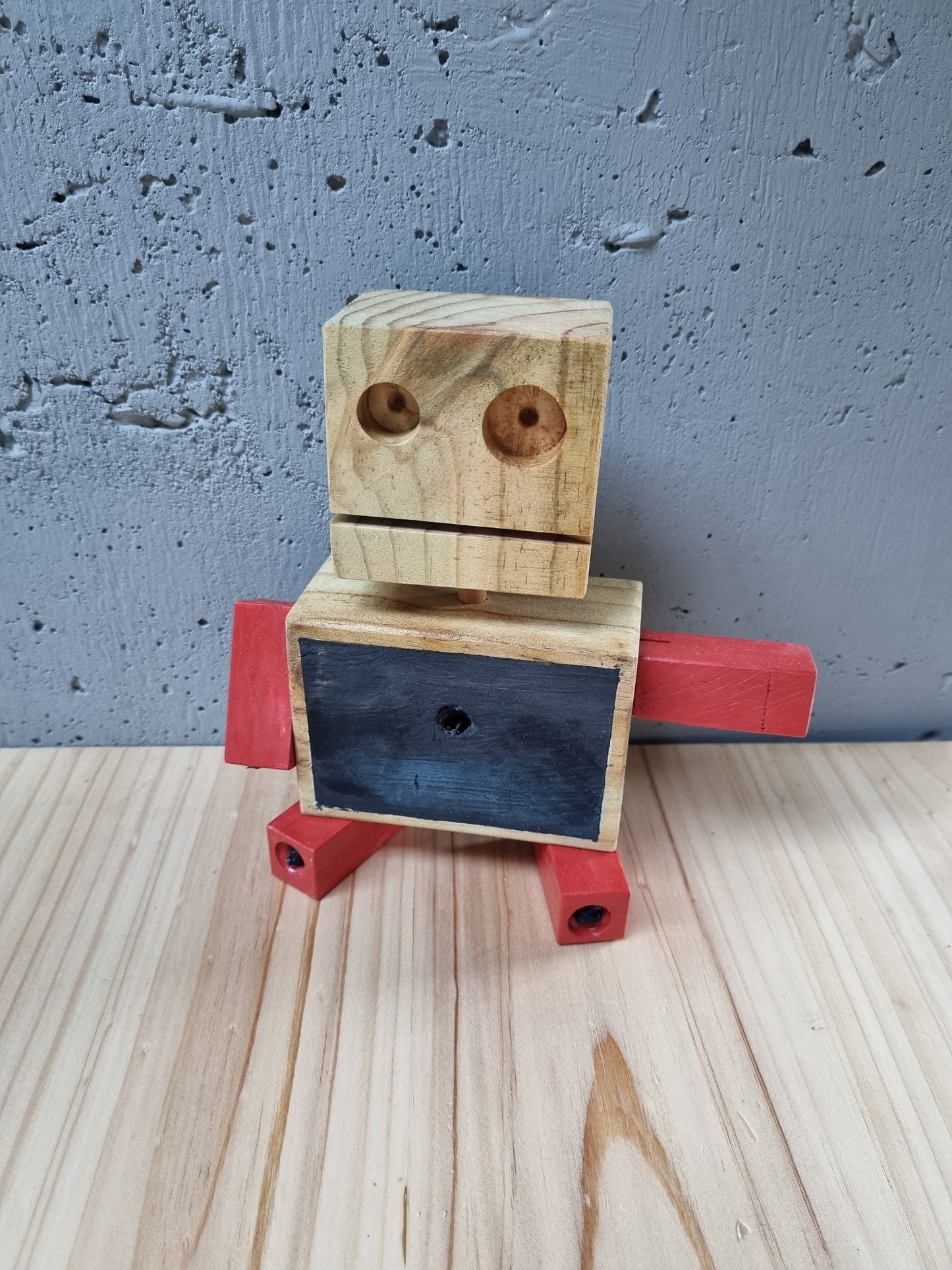 Robot de madera / Señor Pizarrob